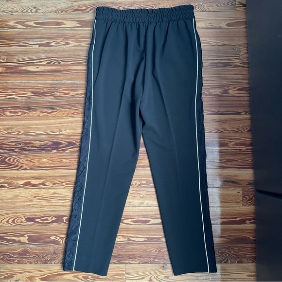 NWT Rachel Rachel Roy Black Pants with Lace Insert - Picture 6 of 12